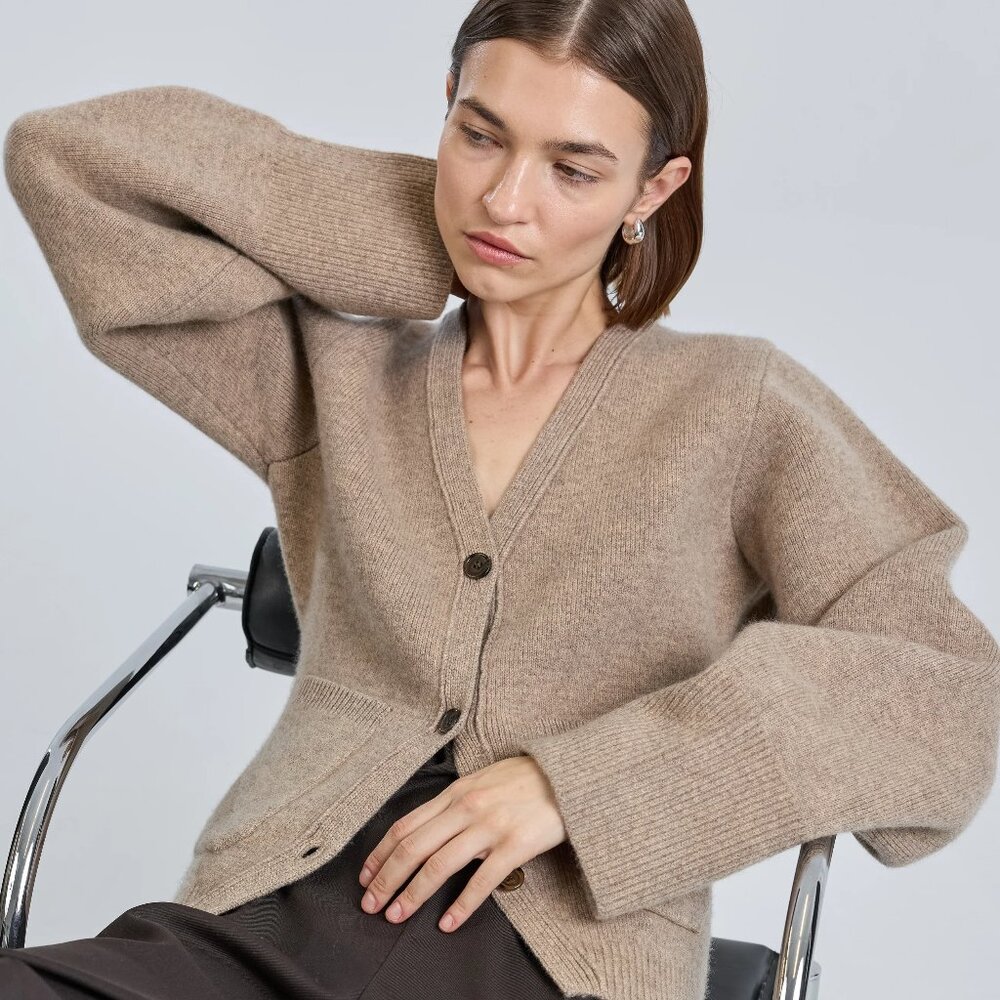 V Neck Cardigan